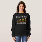 Hamburger für Männer Kostüme Sweatshirt (Vorne ganz)