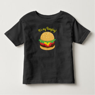 Hamburger Geburtstagsparty Burger Burgday T - Shir Kleinkind T-shirt