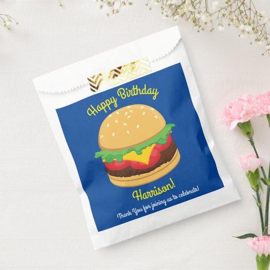 Hamburger Geburtstagsparty Burger Geschenktütchen (Versiegelt)