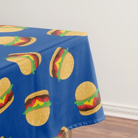 Hamburger Geburtstagsparty Burger Tischdecke (Beispiel)