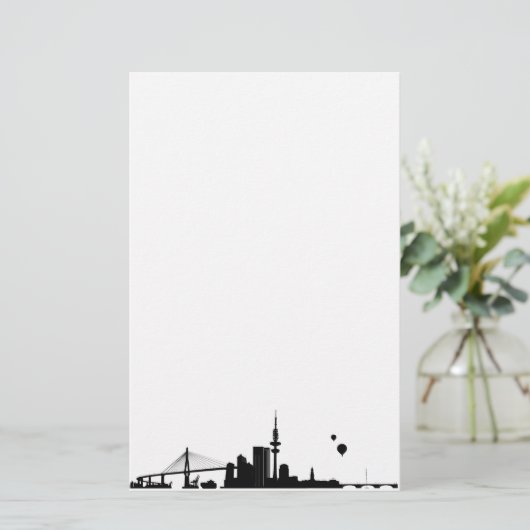 Hamburger Geschenkidee Briefpapier (Stehend Vorderseite)