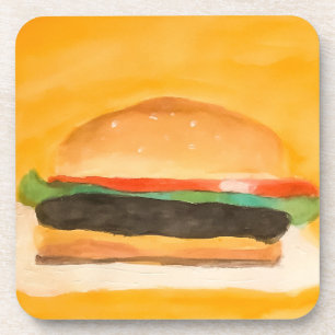 Hamburger Getränkeuntersetzer