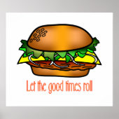 Hamburger Good Times Poster (Vorne)
