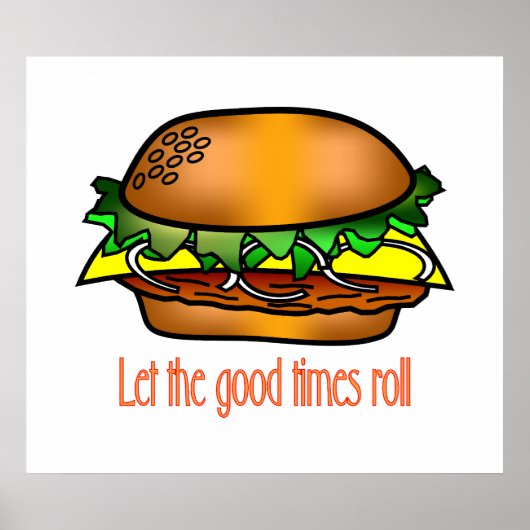 Hamburger Good Times Poster (Vorne)