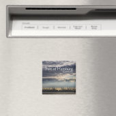 Hamburger Hafen - Deutschland Magnet (In Situ (Geschirrspüler))