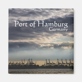 Hamburger Hafen - Deutschland Magnet