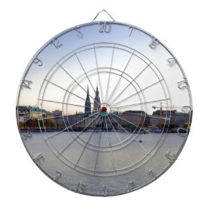 Hamburger Hafen Hamburger Deutschland Dartscheibe