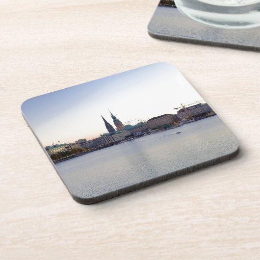 Hamburger Hafen Hamburger Deutschland Untersetzer (Linke Seite)