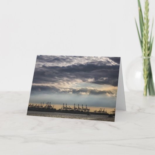 Hamburger Hafen Karte (Vorderseite)