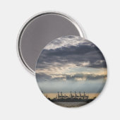 Hamburger Hafen Magnet (Vorderseite/Rückseite)
