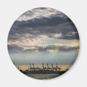 Hamburger Hafen Magnet (Vorne)