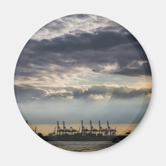 Hamburger Hafen Magnet (Vorne)