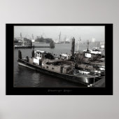 Hamburger Hafen Poster (Vorne)