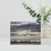 Hamburger Hafen Postkarte (Stehend Vorderseite)
