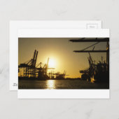 Hamburger Hafen Postkarte (Vorne/Hinten)
