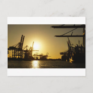 Hamburger Hafen Postkarte