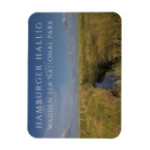 Hamburger Hallig, Wattenmeer, Deutschland Magnet (Vertikal)