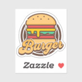 Hamburger Icon Aufkleber (Blatt)