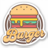 Hamburger Icon Aufkleber (Vorderseite)