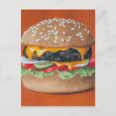 Hamburger Illustration Postkarte (Vorderseite)