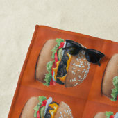 Hamburger Illustration Strandtuch (Beispiel)