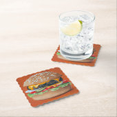 Hamburger Illustrationspapier-Untersetzer Untersetzer (Vor Ort)