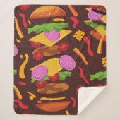 Hamburger-Käsebrot Sherpadecke (Vorderseite)