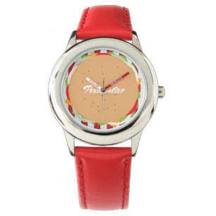 Hamburger Käseseburger niedlich Armbanduhr