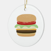 Hamburger Keramik Ornament (Links)