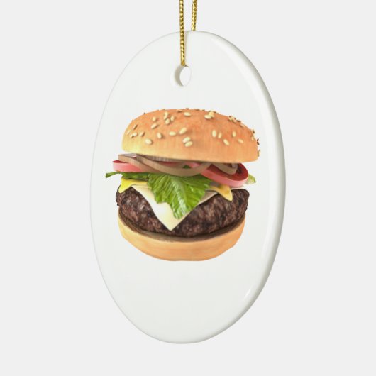 Hamburger Keramik Ornament (Links)