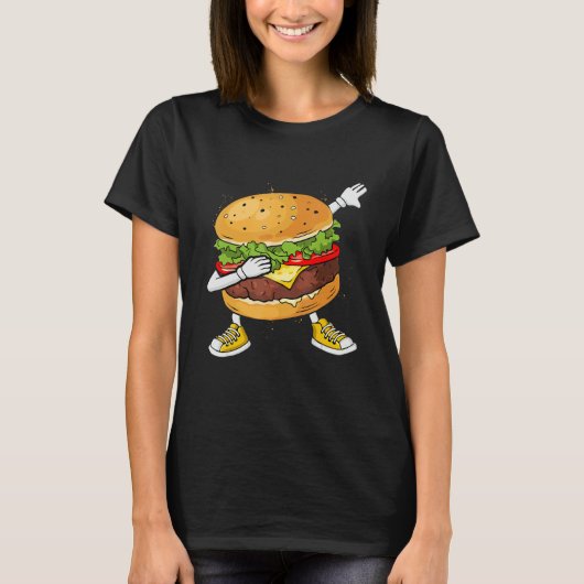Hamburger Kids Men Women Cheeseburger T-Shirt (Vorderseite)
