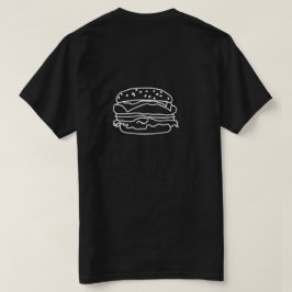 Hamburger Kontur Schwarzer T - Shirt