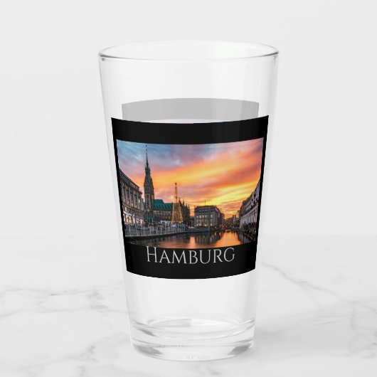 Hamburger Landschaftliche Küste Glas (Rückseite)