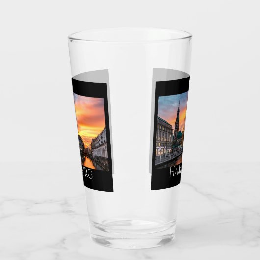 Hamburger Landschaftliche Küste Glas (Links)