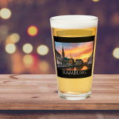 Hamburger Landschaftliche Küste Glas