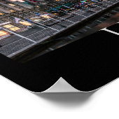 Hamburger Landschaftliche Küste Poster (Ecke)