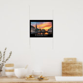 Hamburger Landschaftliche Küste Poster (Küche)