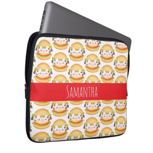 Hamburger Laptopschutzhülle (Vorne Rechts)