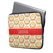 Hamburger Laptopschutzhülle (Vorderseite Links)