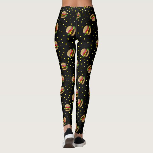 Hamburger Leggings (Rückseite)