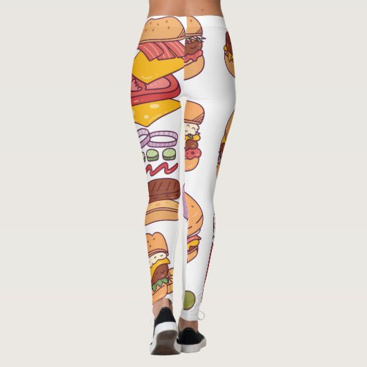 Hamburger Leggings (Rückseite)