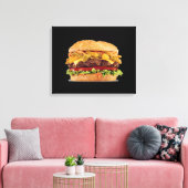 Hamburger Leinwanddruck (Insitu (Wohnzimmer))