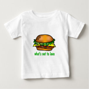Hamburger-Liebe Baby T-shirt