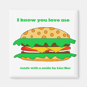 Hamburger-Liebe Magnet