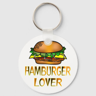 Hamburger-Liebhaber Schlüsselanhänger
