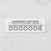 Hamburger-Lochkarte Treuekarte (Rückseite)