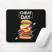 Hamburger Lover Geschenk Fast Food Gym Workout Che Mousepad (Mit Mouse)