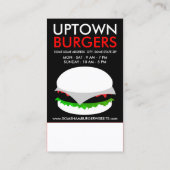 Hamburger-Loyalität (WortWEBs) Treuekarte (Rückseite)