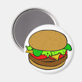 Hamburger Magnet (Vorderseite/Rückseite)
