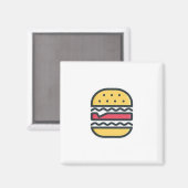 Hamburger! Magnet (Vorderseite/Rückseite)